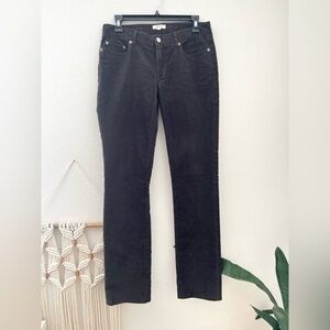 Helmut Lang Cord pant Dark Brown fine Wale Corduroy Boot Cut Pants bottoms chino